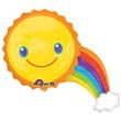 Globo Sol con arco iris 1,20mt